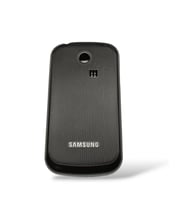 Samsung S3350 Arka Kapak S3350 Chat uyumlu Siyah Renk Arka Kapak