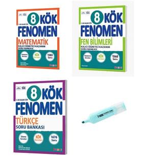 LGS 8.Sınıf KÖK Matematik Fen Bilimleri Ve Türkçe Soru Bankası