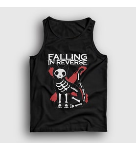 Presmono Unisex Siyah X Ray Cat Falling In Reverse Atlet 505088tt