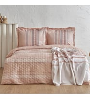 Karaca Home Keira Somon Çift Kişilik Pike Takımlı Summer Set