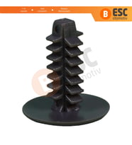Fiat için 10 Adet Plastik Klips Gri 712113631