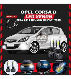 Opel Corsa D 2006-2014 Sis Farı Uyumlu Şimşek Etkili Led Xenon Pro Series H9005