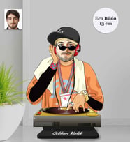 Kişiye Özel Dj Erkek Ahşap Eco Biblo -1