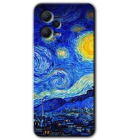 Redmi Note 12 5G Kılıf HD Desen Baskılı Kılıf - Starry Night