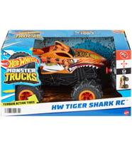 Hot Wheels Monster Trucks Rc 1:24 Tiger Shark Uzaktan Kumandalı Araç Hnv03 (Çok Renkli)