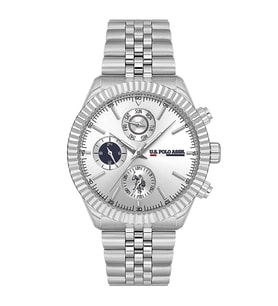U.S. Polo Assn. USPA1054B-01 Erkek  Kol Saati (Gümüş)