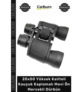 #Dürbün Hızlı Odaklı Instafocus 20x50 Yüksek Kaliteli Kauçuk Kaplamalı Mavi Ön Mercekli Dürbün