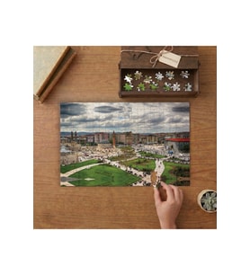 Sivas Şehir Manzarası Tasarımı 240 parça Ahşap Puzzle Ahşap Kutuda MP02661