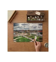 Sivas Şehir Manzarası Tasarımı 240 parça Ahşap Puzzle Ahşap Kutuda MP02661