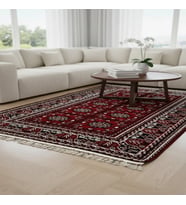 Salon Halısı Afgan Desen Kaymaz Taban 140X240 cm