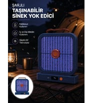 Elektrikli Sinek Öldürücü 365NM UV LED'li Masaüstü Cihaz Mavi Renk