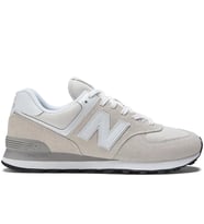 New Balance 574 Leather Unisex Sneaker Hakiki Deri Günlük Spor Ayakkabı Bej