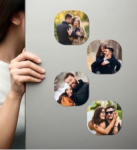 Kişiye Özel Ahşap Fotoğraflı UV Baskılı Magnet