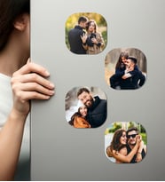Kişiye Özel Ahşap Fotoğraflı UV Baskılı Magnet
