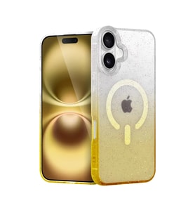 İphone 16 Pummel Shiny Kapak - Gold