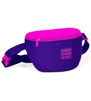 Coral High Sport Mor-Pembe İki Bölmeli Bel Çantası