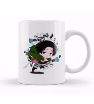 Chibi Levi Ackerman Kupa Bardak Porselen