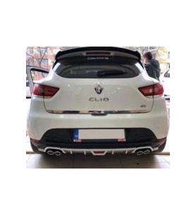 Renault Clio 4 Arka Tampon Difüzör Gri