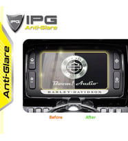 Harley Davıdson 2014-2018 Boom! Box 6.5gt Gösterge Paneli Için Ipg Anti-Glare (Mat) Ekran Koruyucu