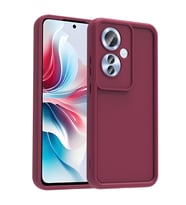 Oppo Reno 11F Uyumlu Kılıf Kamera Korumalı Zore Ananas Kapak (Mürdüm)