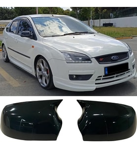 Ford Focus 2 Batman Yarasa Ayna Kapağı Parlak Siyah ABS 2004 2005 2006 2007 2008
