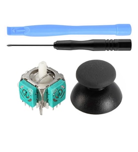 PS3 Analog Motor ve Topuz 1+1 Tornavida Ayırıcı Set Playstation 3 Kol Tamir Seti Yedek Parça