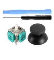 PS3 Analog Motor ve Topuz 1+1 Tornavida Ayırıcı Set Playstation 3 Kol Tamir Seti Yedek Parça