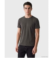 LC WAIKIKI Haki Süper Slim Fit Esnek Kumaş Tişört / 01