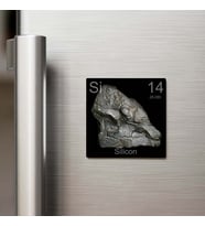 Silicon (Silisyum) Elementi – Buzdolap Magneti – 9x9 cm