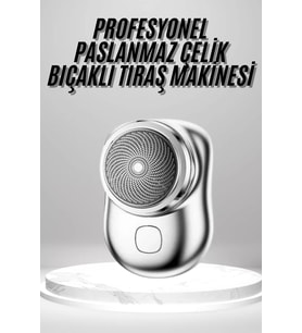 Mini Sıfır Sakal Yanak Tıraş Makinesi Usb Şarjlı Sıfır Sakal Taşınabilir Korumalı