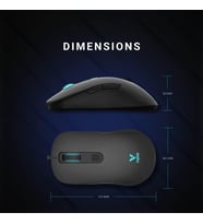 V16RGB OPTICAL GAMING MOUSE BLACK