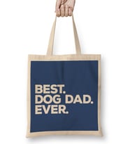 Best Dog Dad Ever Bez Çanta Uzun Saplı