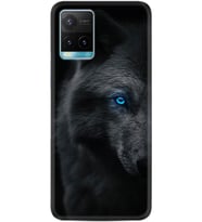 Vivo Y21a Kılıf Resimli Desenli Silikon Platinium Series Dark Wolfs 1834