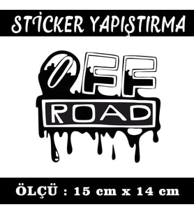 off road arazi 4x4 tuning modifiye etiket sticker - 2 adet çıkartma araba motosiklet kask atv tablet pc buzdolabı otomobil bilgisayar uyumlu
