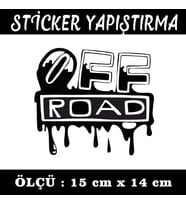 off road arazi 4x4 tuning modifiye etiket sticker - 2 adet çıkartma araba motosiklet kask atv tablet pc buzdolabı otomobil bilgisayar uyumlu