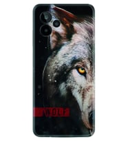 General Mobile GM 24 Pro Kılıf Silikon Desen Özel Seri Wolf Eyes 1758