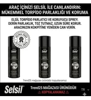 Selsil Torpido Ve Kapı Döşeme  Yenileyici Sprey (K.Siyah)