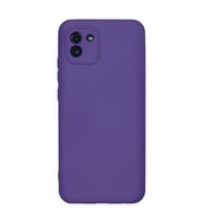 Samsung Galaxy A03 Kılıf Nano İçi Kadife Silikon - Mor