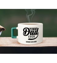 BK Gift Kişiye Özel İsimli Yeşil Kulplu Çay & Kahve Fincanı-15, Arkadaşa Hediye, Sevgiliye Hediye