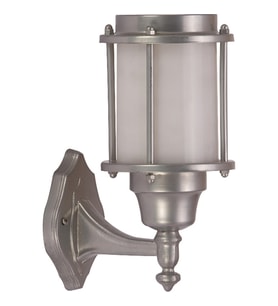 AVONNI BAP-68130-GR Gri Boyalı Dış Mekan Aydınlatma E27 Aluminyum Polikarbon Cam 25cm