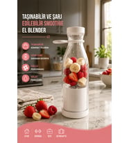 Kablosuz Kullanımlı Taşınabilir Meyve ve Smoothie Blender
