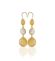 Kadir Jewellery 22 Ayar Altın Kaplama Kadın İnci Küpe -El İşçiliği Ve Hipoalerjenik Küpe