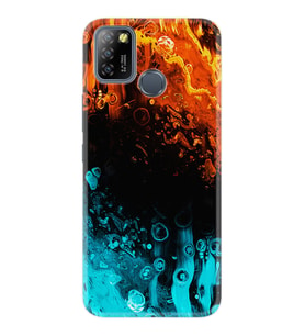 INFINIX Smart 4 5 6 Zero 8 S5 Pro Kılıf Desemli Silikon Orange Blue Color 1665