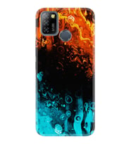 INFINIX Smart 4 5 6 Zero 8 S5 Pro Kılıf Desemli Silikon Orange Blue Color 1665
