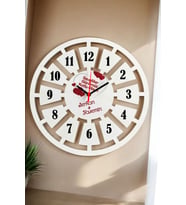 Sevgiliye Hediye Duvar Saati 40cm 040 (Beyaz)