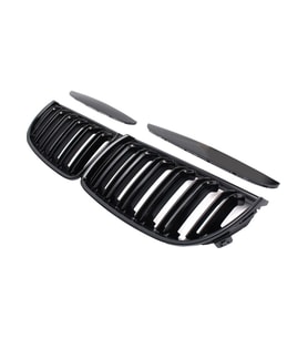 Bmw E90 3.seri 2005-2009 Uyumlu  Parlak Siyah Ön Panjur-Böbrek