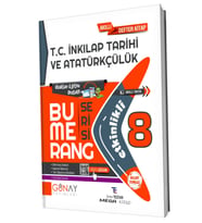 Günay Yayıncılık 2024 Günay 8.SINIF BUMERANG ETKİNLİKLİ T.C. İnkılap Tarihi ve Atatürkçülük (Çok Renkli)