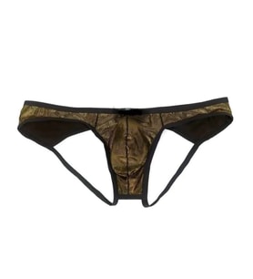 Erkek Gold Metalik Jockstrap İç Giyim