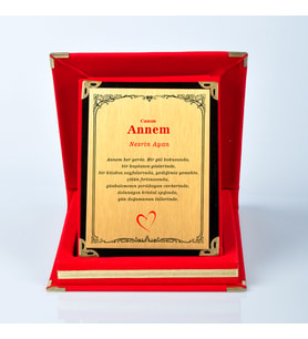 ANNELER GÜNÜ HEDİYESİ PLAKET