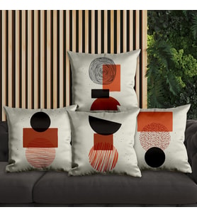eJOYA Modern Tasarımlı 4'lü Yastık İçi Ve Kırlent Kılıfı 45cm 113636